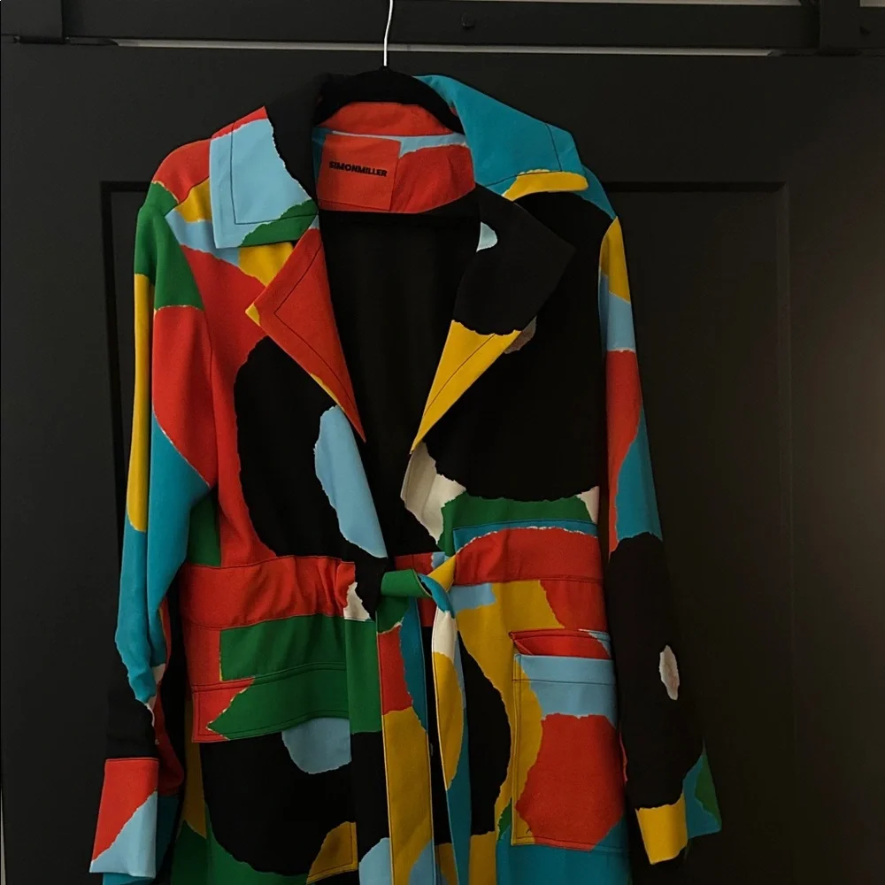 Simon Miller Multicolor Abstract Coat - Picture 4 of 4